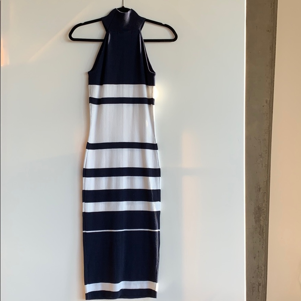 Striped Knit Dress Size Medium - Picture 2 of 5